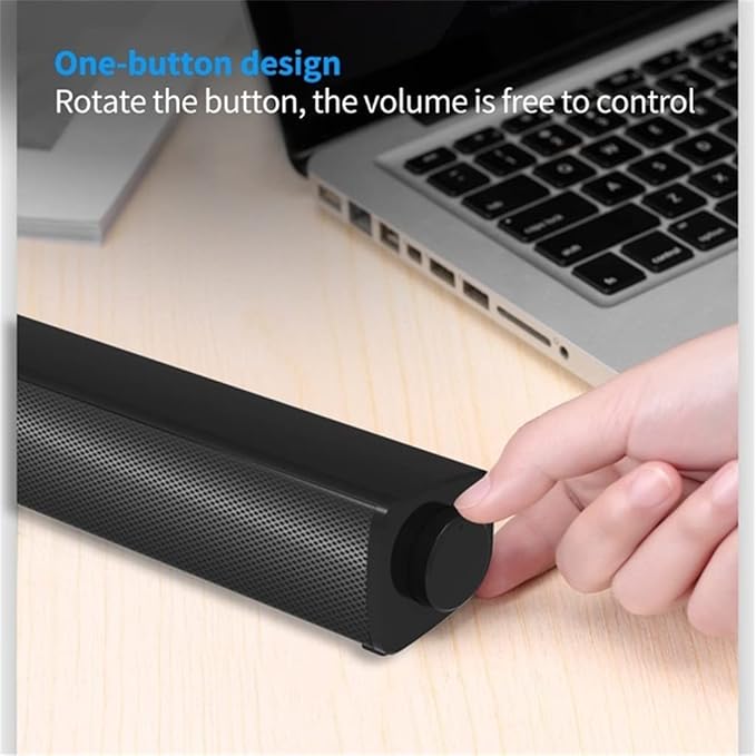 Computer Speakers Wired USB-Powered PC Speakers 3.5mm Aux-in Computer Speakers for Desktop Laptops PCs Phones Tablets