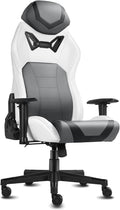 Modern-Depo Ergonomic Gaming Chairs for Adults with High-Density Memory Foam | Swivel Comfortable Office Chair Big and Tall Video Game Chair High Back Computer Chair for Home Office Grey White
