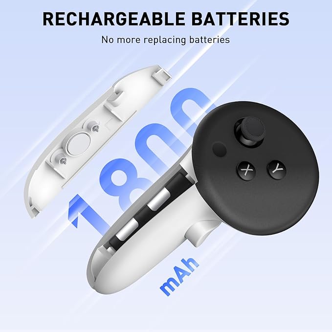 PRISMXR Carina D1 Magnetic Charging Dock Compatible with Meta Quest 3 Effortless Drop-and-Charge Station Space-Saving NOT Compatible with Quest3S