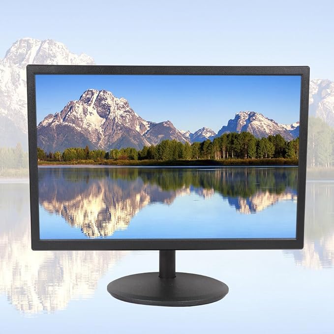 19 LED Screen Display Smart Digital AV LED HD Monitor Player 16:10 RGB VGA+HDMI 1440×900 HDMI Ergonomic Tilt for Computer/Gaming/Kitchen/Camera