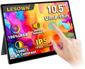 Portable Small Monitor 10.5 inch USB C 100% sRGB 1500:1 FHD 1920x1280 IPS Touch Ultra-Thin External Second Screen Display for Gaming Computer PC Phone Mac