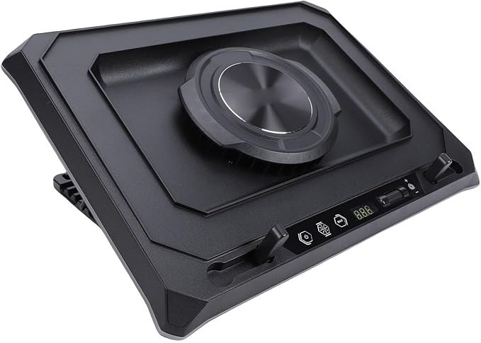 Focket Laptop Cooling Pad 5.5 Inch Fan 71.9 MmH2O Wind Pressure RGB Lighting Modes with 4 USB Ports 1 Type C for 15.6 19 Inch Gaming Laptops