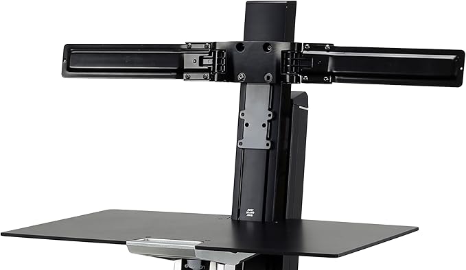Ergotron – Dual Monitor Double Hinged Bow – Add-on for WorkFit Monitor Kits