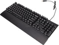 GOWENIC Mechanical Gaming Keyboard Wired RGB with Ergonomic Wrist Rest 104 Keys USB QWERTY Layout