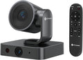 AV Access 4K Conference Room Camera Dual Lens Cam(4K AI Tracking and 1080P Panoramic)15x Zoom(3X Optical) 120° FOV Auto Framing Individuals Gallery Works with MeetTeamsZoom