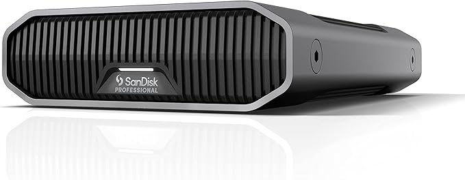 SanDisk Professional 24TB G-Drive Enterprise-Class External Desktop Hard Drive - 7200RPM Ultrastar HDD Inside USB-C (10Gbps) USB 3.2 Gen 2 Mac Ready - SDPHF1A-024T-NBAAD