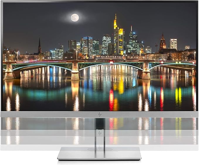 HP Business EliteDisplay E273 27 Inch Screen Full HD LED-Lit Black/Silver Monitor 2-Pack
