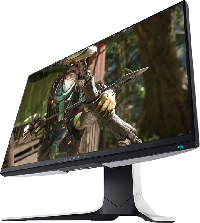 Alienware 24.5 IPS LED FHD FreeSync &amp G-SYNC Compatible Monitor (DisplayPort HDMI USB) - AW2521HFL - Lunar Light