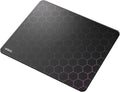 Vetroo GMP300 Tempered Glass Gaming Mouse Pad Micro-Etched 3mm Tempered Glass with Silicone Anti-Slip Base Multi-Layer Curing Smooth Operation for Esport &amp Work (Black)