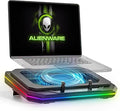 Cooling Pad for Dell Alienware m18 R2 R1 18 inch Gaming Laptop It is a Well Deserved Heat Dissipation MonsterCooler with Powerful Turbo Fan Can Fast Cooling6 RGB Light ModeTouch Start ﻿