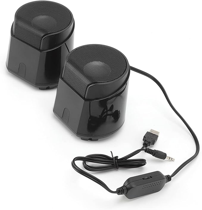 aqxreight Experience USB Powered Speaker Home Portable Wired Speaker Subwoofer Multimedia Speakers for Computer Phone Laptop Stereo Surround Sound Speaker Speakers