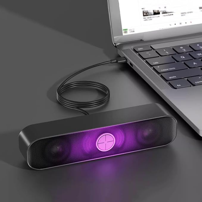 Computer Small Speaker Desktop Straight Plug Laptop Dedicated Wired Home