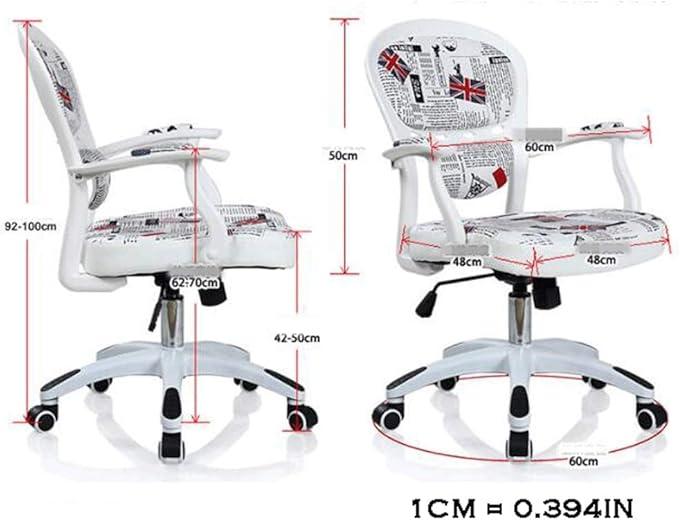 YYDS Chair Comfortable Gaming Chair Computer Office Chair with Steel Feet Ergonomic Home Rotatable Desk Chair for Live Broadcast Ergonomically (Color : Orchid Size : Steel feet)