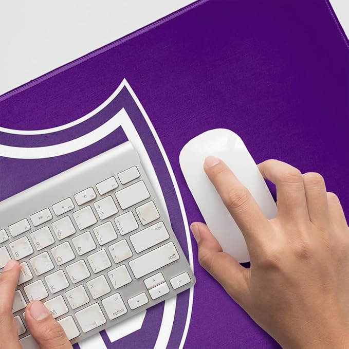 University of St. Thomas Primary Logo Large Gaming Mouse Pad Desk Mat with Stitched Edges Non-Slip Base for Gamer Home and Office 31.5 x 15.7