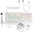 ATTACK SHARK X11 &amp X68 PRO HE Wireless Gaming ComboRapid Trigger Hall Effect Magnetic Switch 8K KeyboardUltra-Light 22K DPI PAW3311 Optical Sensor MouseRGB Backlit Tri-Mode with Coiled Cable-Wh
