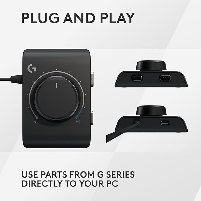 Logitech G Racing Adapter for Xbox Series X|S Xbox One Playstation 4 and Playstation 5 consoles and PC