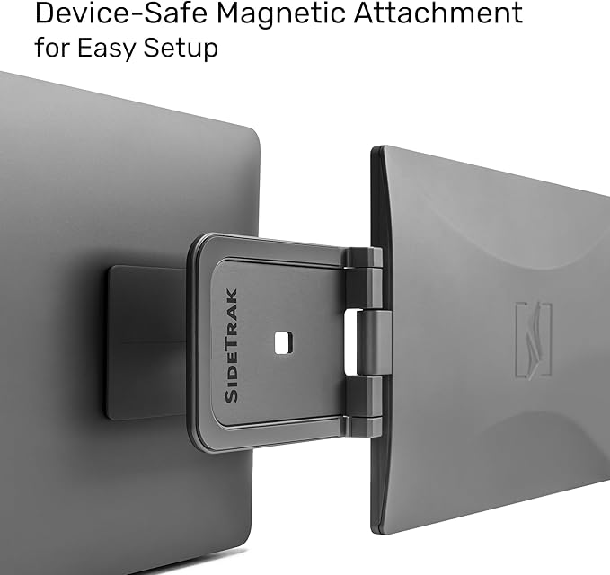 SideTrak Swivel 14 Portable Monitor for Laptop Screen Extender with Patented Swivel Hinge Attachable Travel Monitor Dual Screen FHD Display USB-C® &amp HDMI (Dark Gray)