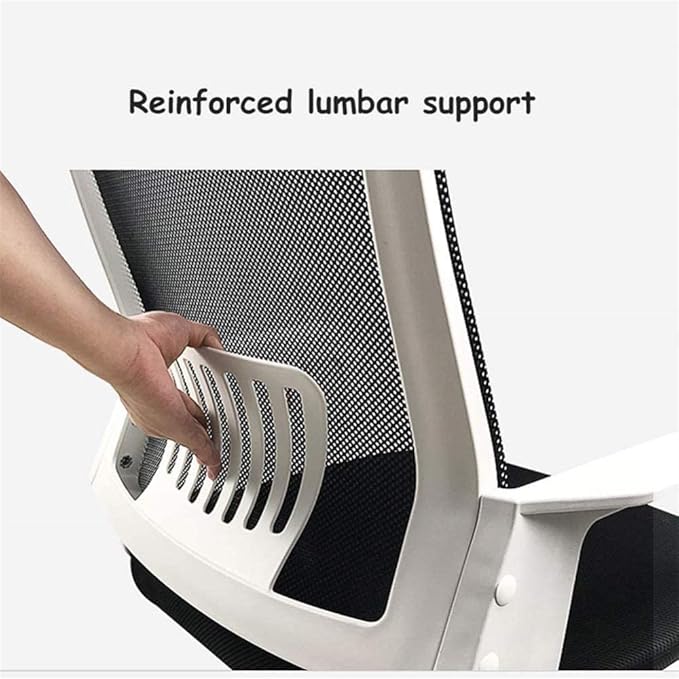 High Back Computer Chair Office Staff Chair with Fixed Armrest - Gaming Chair Recliner Seat for Comfort and Ergonomic Support for Ultimate Work and Gaming Experience