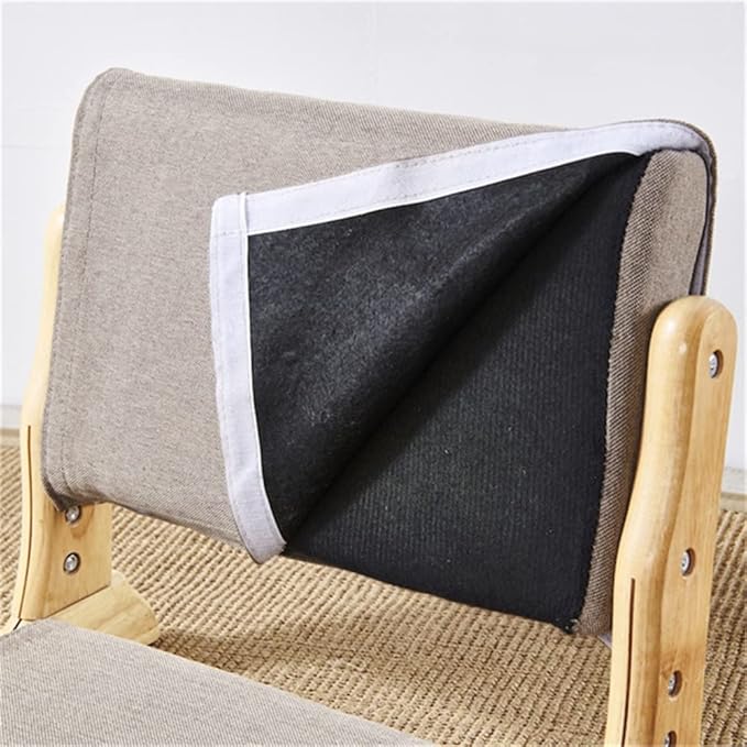Office Chair Gaming Chair Computer Chair Tatami Chair with Back Support Floor Chair Seat with Cushion Living Room Balcony Window Foldable