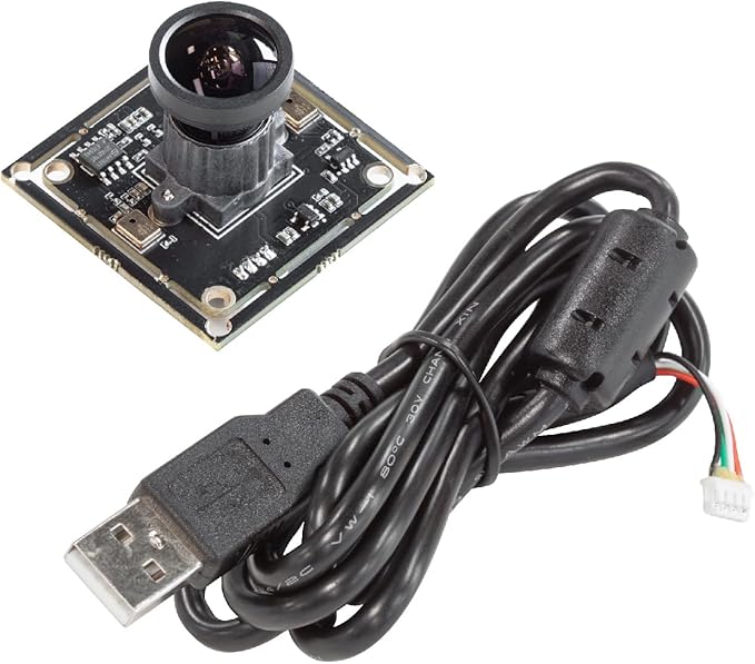 Arducam 16MP Wide Angle USB Camera for Laptop 1/2.8 CMOS IMX298 Mini UVC USB2.0 4K Video Webcam with Microphone with 3.3ft/1m Cable