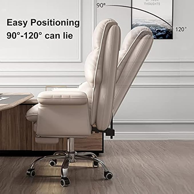 Gaming chair  Computer Chair with Wheels and Ar﻿ms Home Reclining Office Chair with Back Support Comfortable Boss Chairs Gaming Seat Sedentary Sofa Chair Swivel Backrest Chairs A ( Color : Black