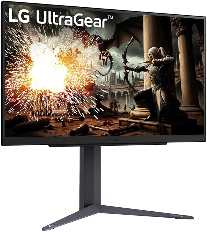 LG 27GS75QX-B 27 Ultragear QHD 1440P 180Hz 1ms G-Sync Compatible IPS Gaming Monitor Bundle with Elite Suite 18 2X HDMI Cable and Deco Gear CPS Exclusive 26 Month Protection Pack (BEACH-CPS-26M500)