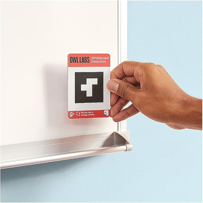Owl Labs Whiteboard Owl Camera - in-Room Whiteboard Camera Visual Content Enhancement for Remote Participants Automatic Content Capture (Requires The Meeting Owl Pro)