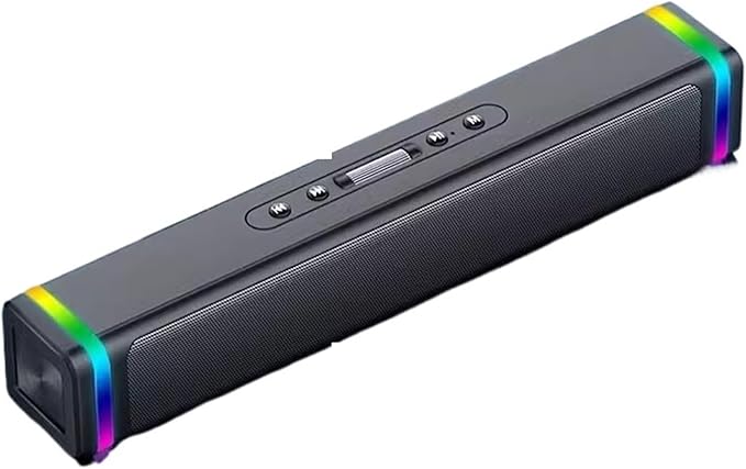 Computer Speaker with Microphone Integrated Desktop Home Laptop Speaker Wired Overweight Bass