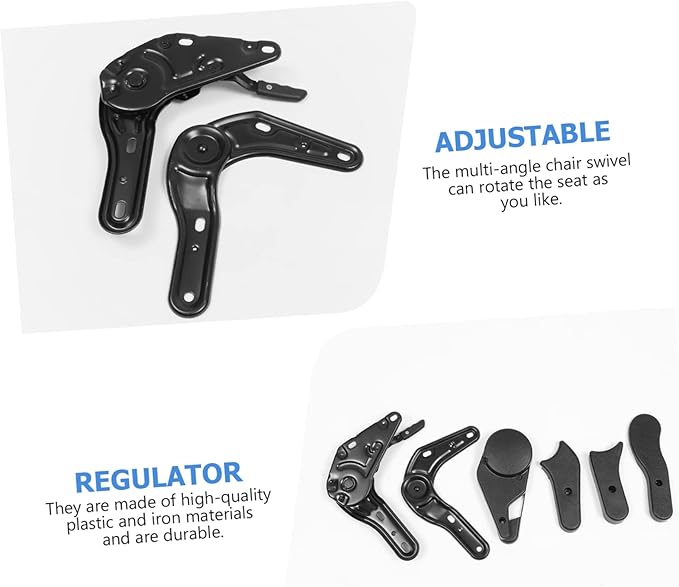 6pcs E-Sports Chair Multi-Angle Regulators for Gaming Chairs and Accessories Angle Adjusters for Optimal Comfort