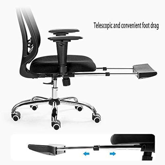 Gaming Chair Computer Chairs Adjustable Seat Cushion &amp Headrest Swivel Computer Chair with Footrest Gaming Chair Video Game Chairs