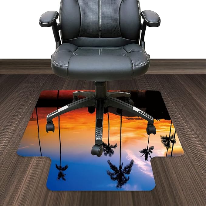 Custom Gaming Chair Mat Design Your Own Desk Mat for Rolling Chair and Computer Desk Surface Polyester &amp Rubber Back 36 X 48 with Lip Rectangle Chair Carpet Peru