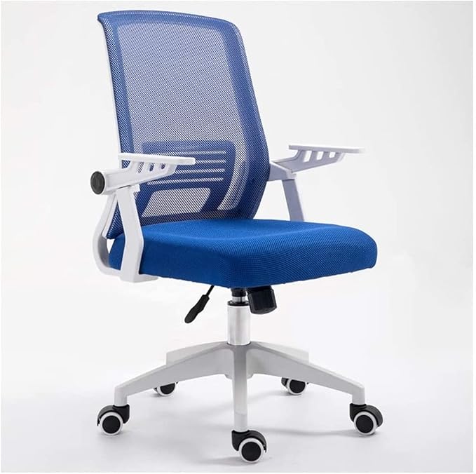 Office Chair Computer Chair Mesh Chair Recliner Game Gaming Chair Swivel Chair Executive Chair Office Chair Ergonomic Rolling Chair Chair (Color : Blue) Needed
