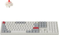 Keychron Q6 Max QMK/Launcher Wireless Bluetooth/2.4 GHz/USB-C Wired Custom Mechanical Keyboard Full Size Programmable Knob RGB Backlit Hot-Swappable Gateron Red Switch for Mac Windows Linux - White