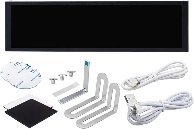 9.2Inch USB Secondary Screen Portable 9.2Inch Extended Screen for Desktop Computers Aluminum Housing Interactive Touch Panel Desktop Monitor Layout