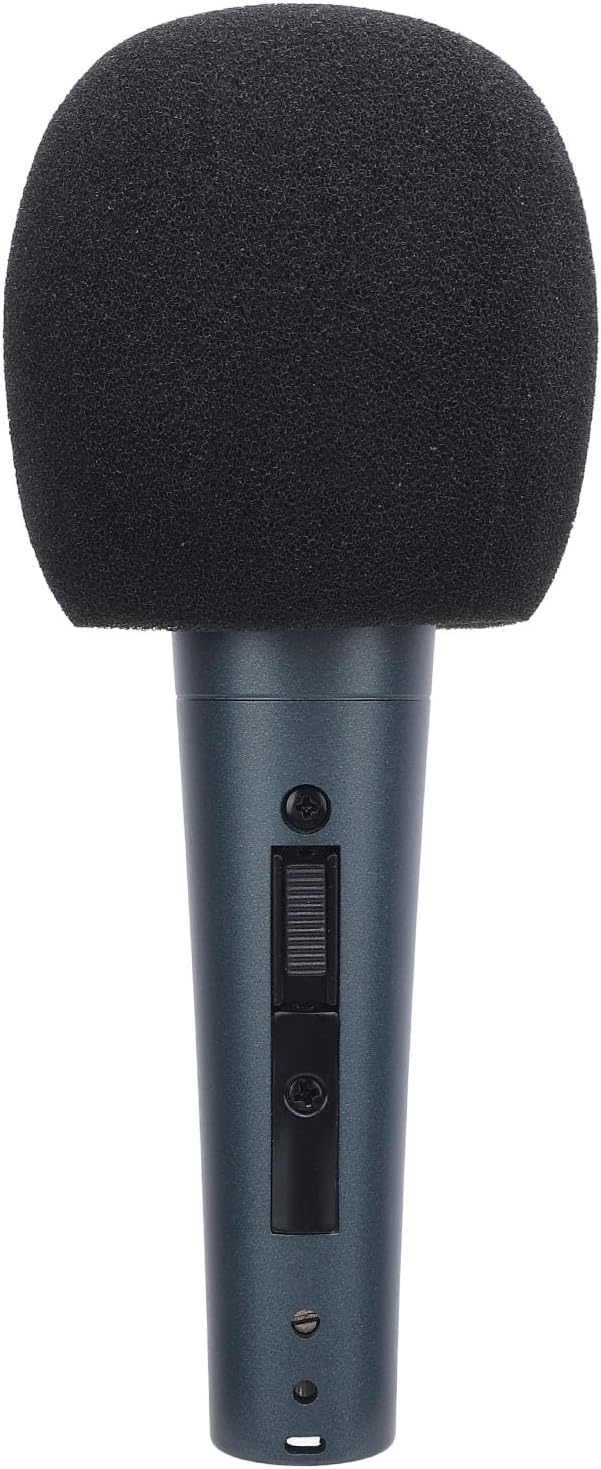 Wired Dynamic Microphone Set Moving Coil Dynamic Cardioid Handheld Microphone Enhanced Sound Quality with Low Latency Recording Stable for Active Speakers Mixers Am (Blue)