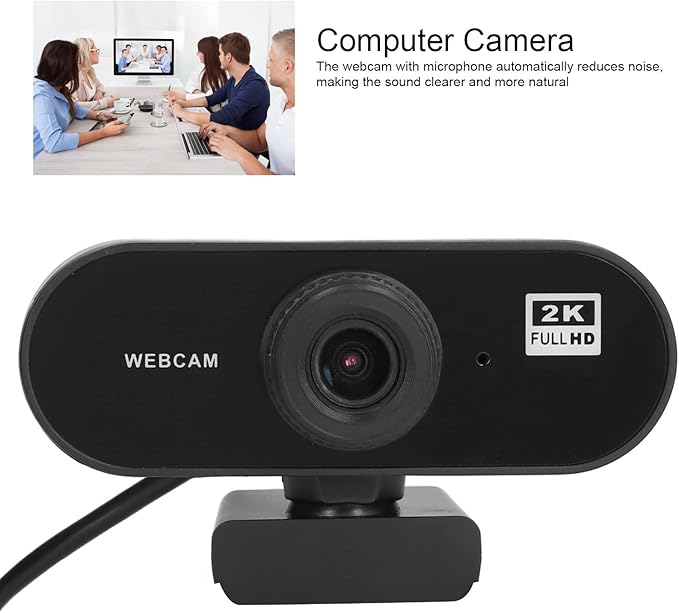 Web Camera 1080P HD Auto Focus Computer Camera with Built in Microphone Noise Reduction for Streaming Video Conferencing Skype Zoom