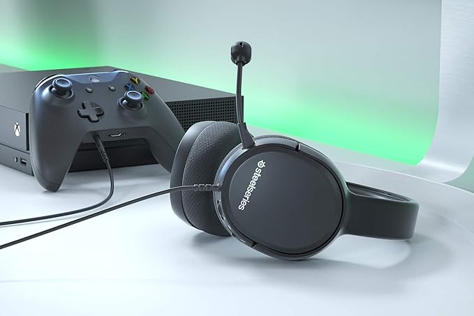 SteelSeries Arctis 1 Wired Gaming Headset – Detachable ClearCast Microphone – Lightweight Steel-Reinforced Headband – For Xbox PC PS5 PS4 Nintendo Switch Mobile