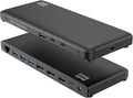Minthouz 12-in-1 Docking Station with 100W Charging Triple Display Dual 4K Support 1000Mbps LAN Port Laptop Docking Station 4X USB-A (1x 10Gbps) 2X USB-C Compatible with Windows Mac Chrome