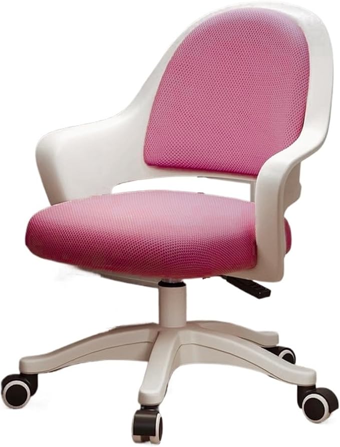 Office Chair Home Office Desk Chair for Petite Women Adjustable Seat Height Gaming Chair Ergonomic Office Chair Gaming Chair(Pink)