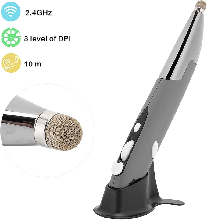 Pocket Pen Mouse Optical Pen Mouse PR06 3speed Adjustment for Laptop Computer Accessories