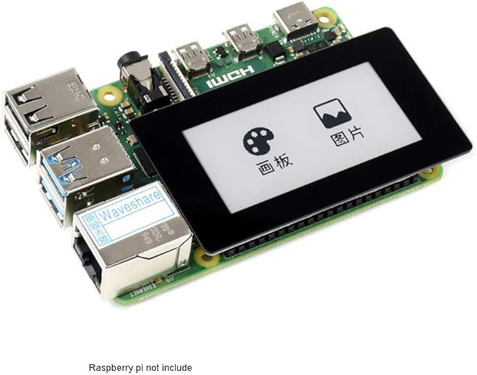 2.13inch Touch E-Paper E-Ink Display Module HAT for Raspberry Pi 250×122 Pixels Black/White Two Color SPI Interface Support Partial Refresh 5-Point Touch