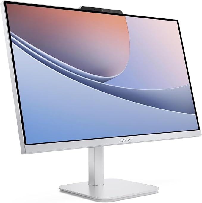 Lenovo 24 FHD All-in-One Desktop Computer for Home &amp Office Intel Processor HDMI WiFi 6 Bluetooth 5.2 Business AIO Vent-Hear Wireless Keyboard &amp Mouse Windows 11 (8GB RAM | 256GB SSD)