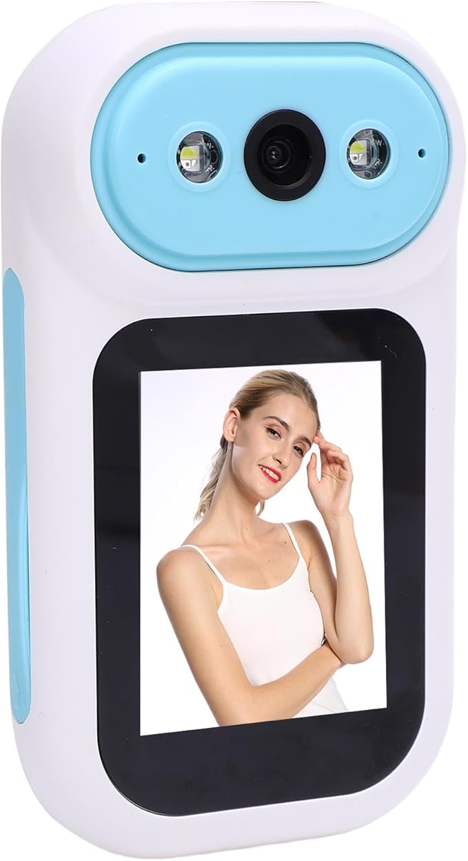 PUSOKEI 2 Way Video Camera 5MP Full HD 2.8 Inch Screen with AI Human Detection and 2.4G WiFi Video Calling Security Camera for Home Security Video Calling
