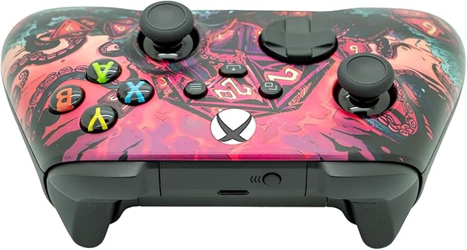 Wireless Custom Controller Compatible with PC Windows 10+ Series X/S &amp One (Series X/S Colorful Squid)