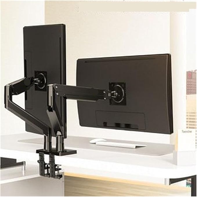 G32 dual-screen monitor stand with arms stacked up and down without punching the computer screen adjustable 15KG load-bearing