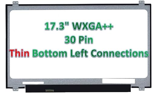 Generic New 17.3 WXGA++ LED DIODE Replacement Substitute LAPTOP LCD Screen Compatible with Dell M04fx/ 0M04FX/ N173FGA-E34 REV.C1