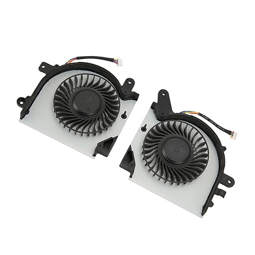 Laptop Cooling Fan for GF75 Thin 8RC 8RD 9SC Enhanced Heat Dissipation Strong Construction Small and Lightweight Notebook Cooler Easy to Install (CPU and GPU)