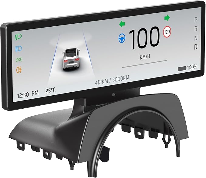 8.8 Inch Portable Smart LCD Display for Model 3&ampY Voice Control Navigation Audio Output No Broken/No HoleCars for 2017-2023 Model 3 &amp 2019-2024 Model Y