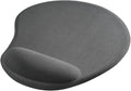 Buffalo BSPD16GY Integrated Wrist Rest Memory Foam Mouse Pad Gray