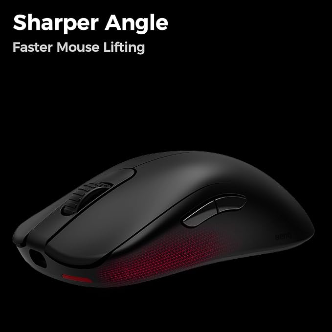 BenQ Zowie FK2-DW 4K Wireless Mouse for Esports Sports Science 4K Enhanced Receiver 60g Symmetrical Driverless 3950 Sensor 4K Polling Rate Wireless Mouse (FK | 3950 Sensor | Symmetrical)